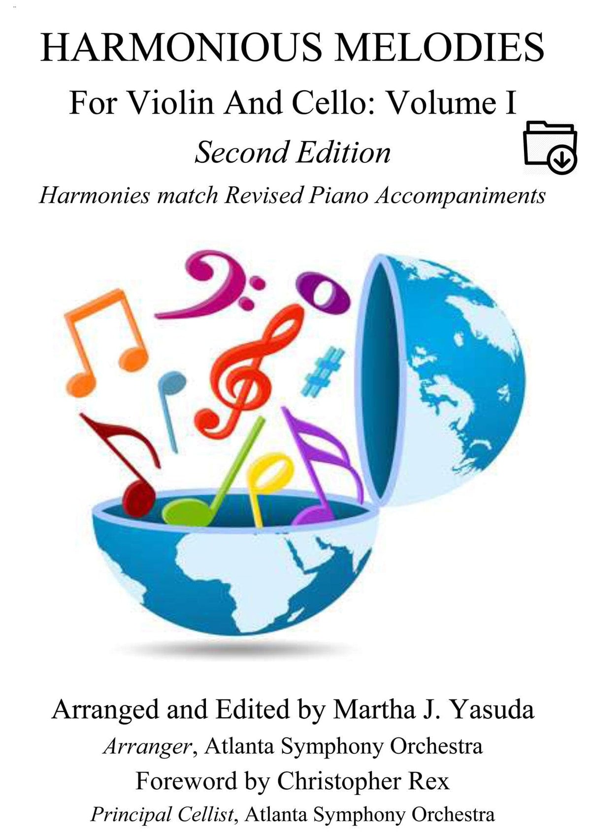Yasuda, Martha - Harmonious Melodies For Violin and Cello, Volume I, 2nd Edition - Digital Download