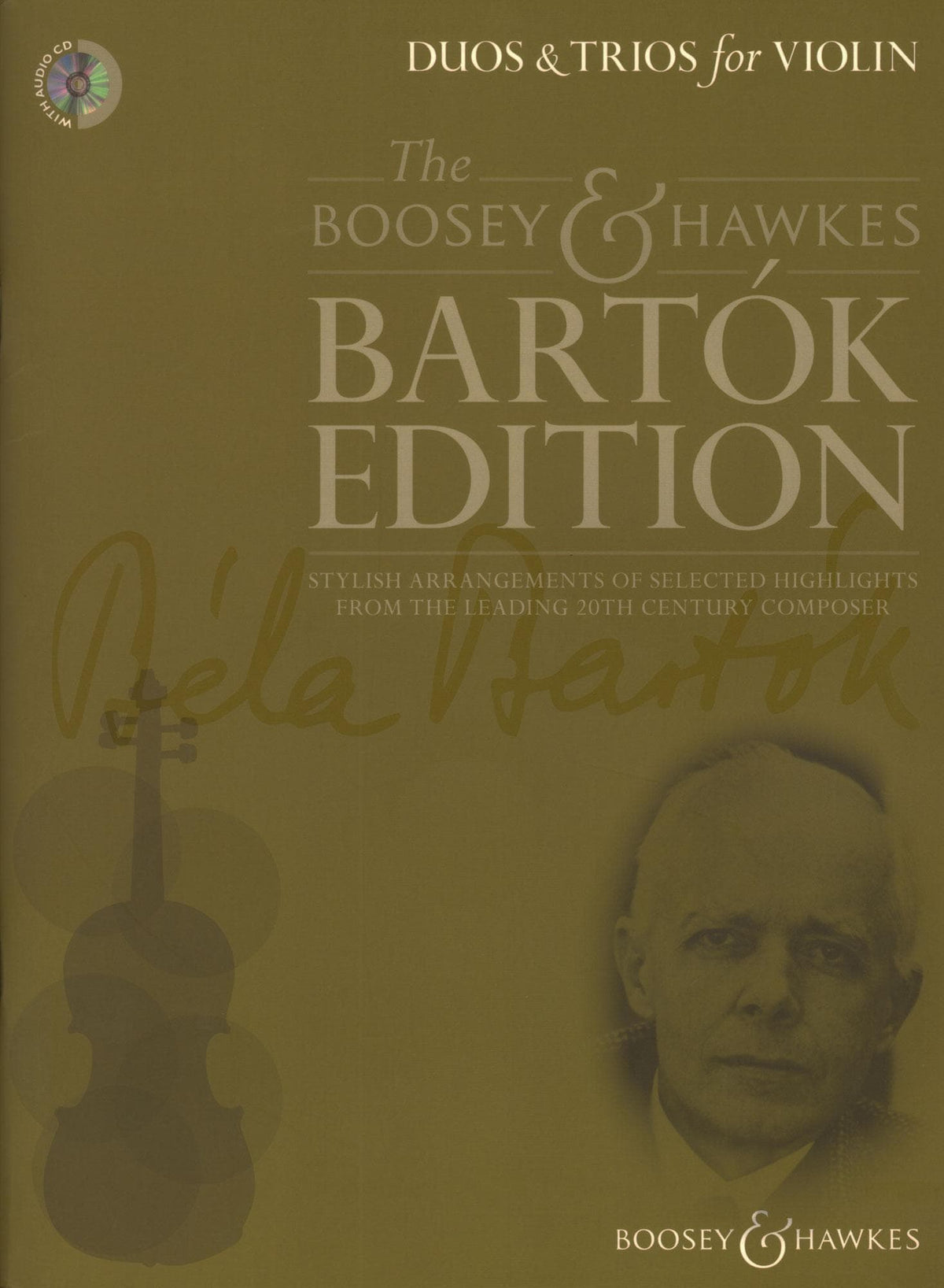 Bartok, Bela - Duos and Trios for Violin - for two or three Violins - 21 Stylish Arrangements by Hywel Davies - Boosey & Hawkes