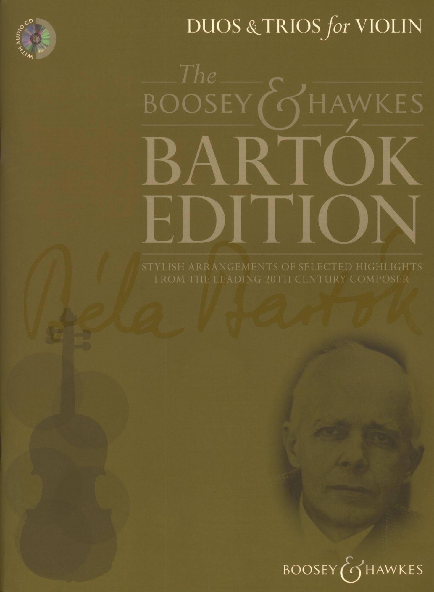 Bartok, Bela - Duos and Trios for Violin - for two or three Violins - 21 Stylish Arrangements by Hywel Davies - Boosey & Hawkes