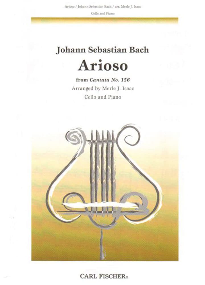 Bach, JS - Arioso from Cantata No 156 for Cello and Piano - Arranged by Isaac - Fischer Edition