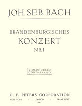 Bach, J.S. - Brandenburg Concerto No. 1 BWV 1046 for Cello/Contrabasso - Peters Edition