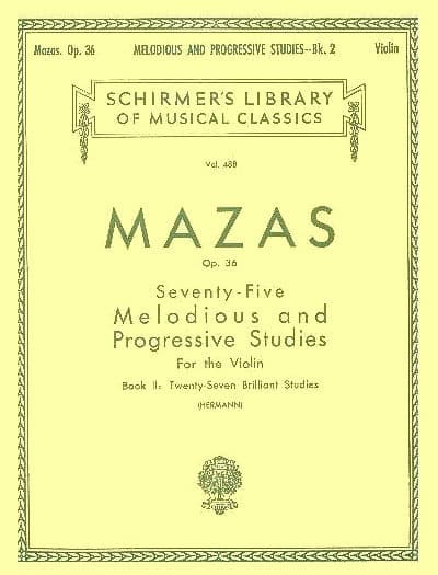 Mazas Op. 36 No. 2: Progressive Violin Studies