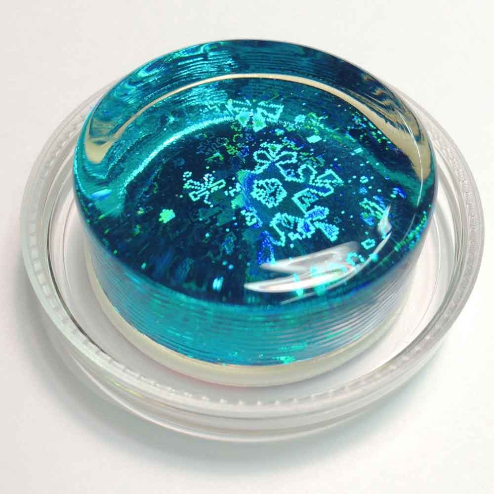 Magic Rosin Ultra for Cello and Bass - Let It Snow Blue Hologram