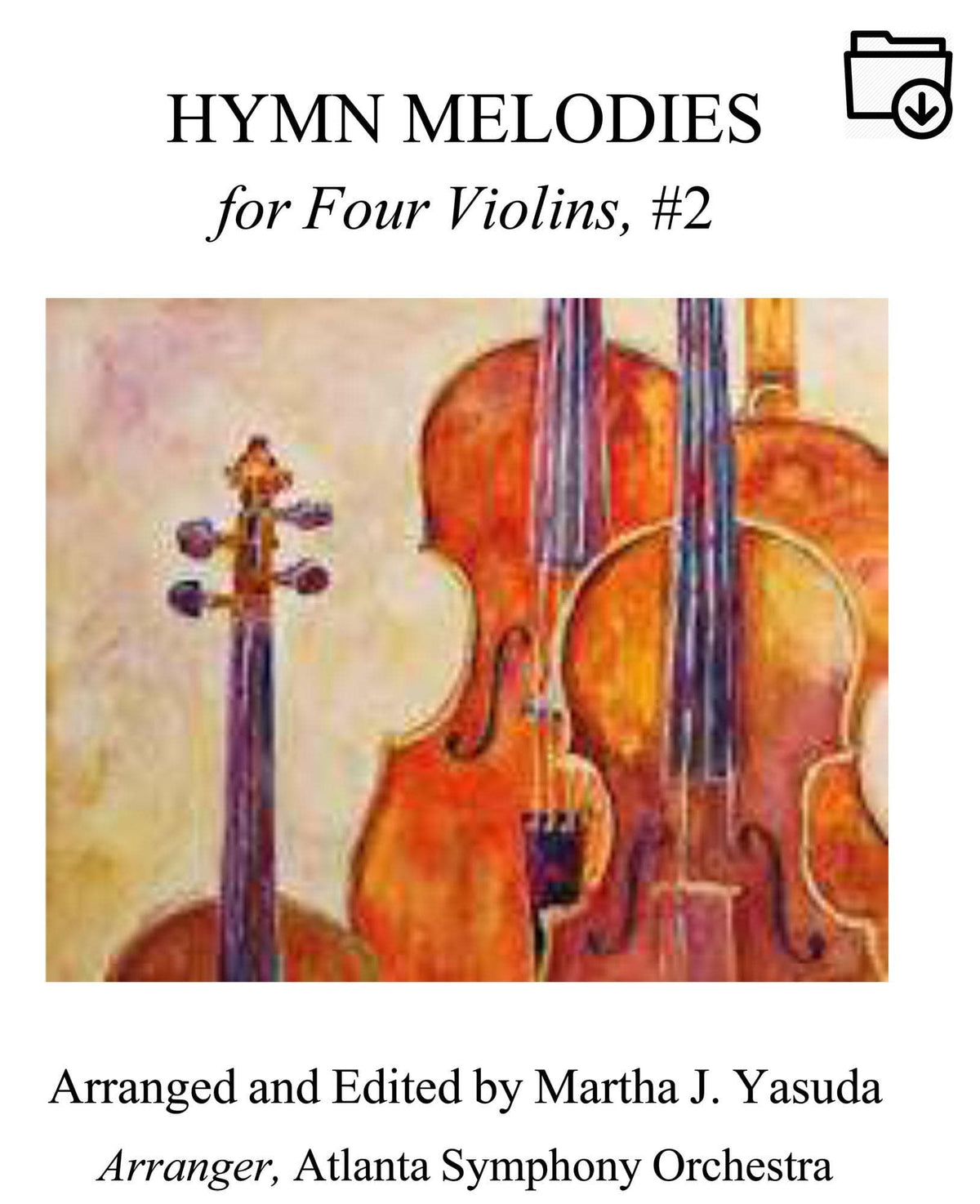 Yasuda, Martha - Hymn Melodies For Four Violins, Volume II - Digital Download