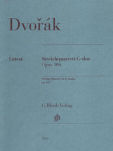 Dvorak, Antonin - String Quartet in G major - Opus 106 - Parts Only - Edited by Peter Jost - G Henle Verlag URTEXT
