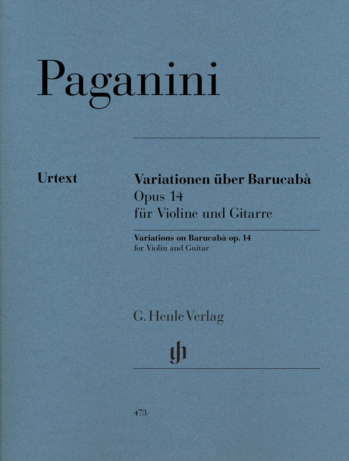 Paganini, Nicolò - 60 Variations on 