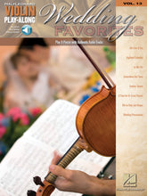 Violin Play-Along, Volume 13: Wedding Favorites - Violin - Book - Hal Leonard