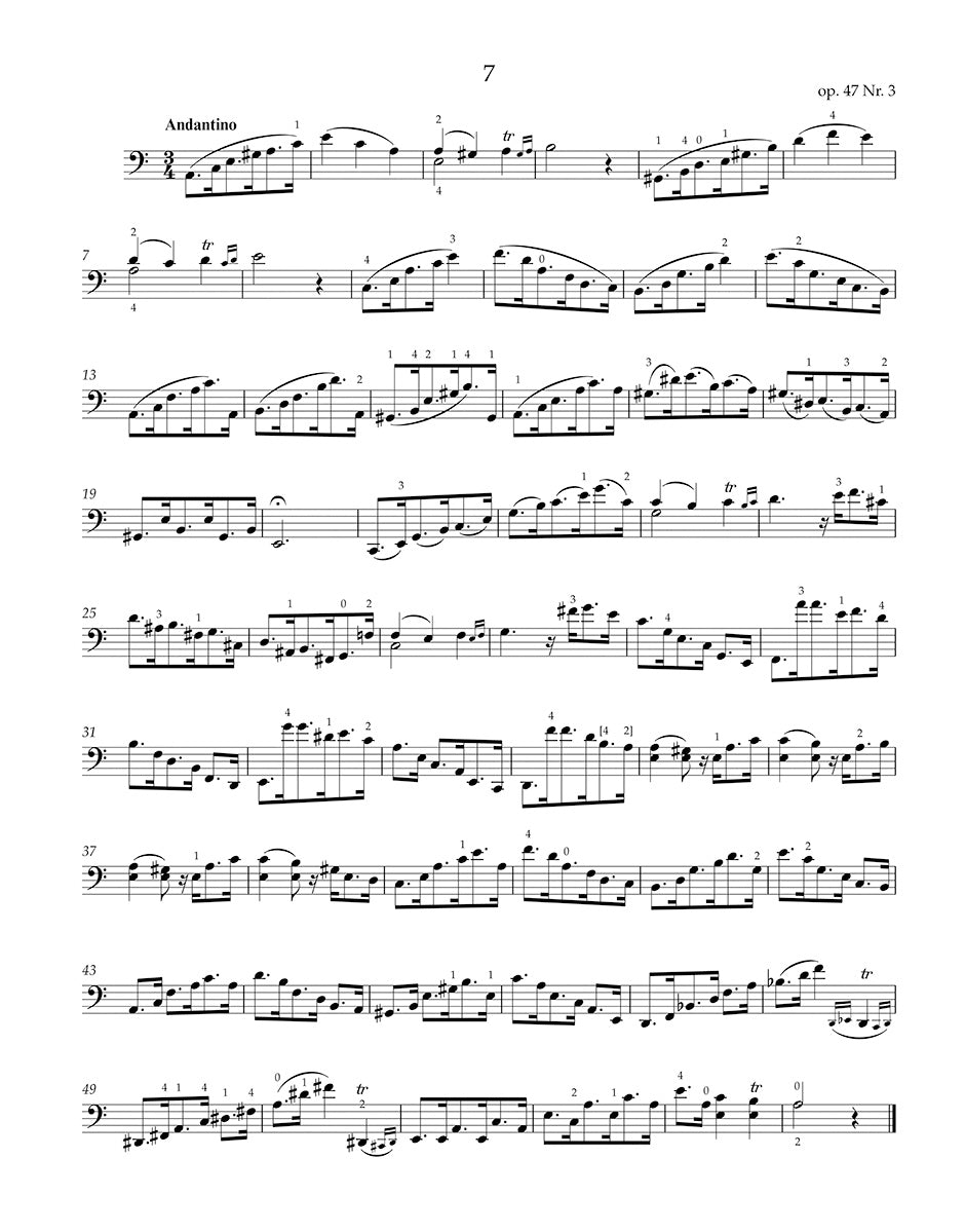 Dotzauer, Friedrich - Etudes for Cello, Volume I - edited by Kennaway - Barenreiter Urtext