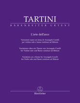 Tartini, Giuseppe - L'arte dell'arco - Solo Violin - edited by Matteo Cossu - Barenreiter Urtext
