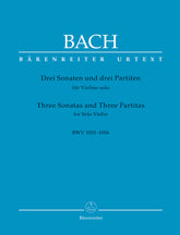 Bach, J.S. - 6 Sonatas and Partitas for Solo Violin, BWV 1001-1006 - Edited by Wollny
