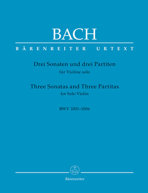 Bach, J.S. - 6 Sonatas and Partitas for Solo Violin, BWV 1001-1006 - Edited by Wollny