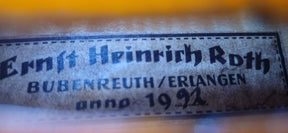 E.H. Roth Violin, Bubenreuth-Erlangen, 1992