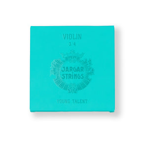 Jargar Young Talent Violin String Set - 3/4 size - Medium Gauge