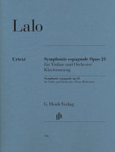 Cover of Lalo's Symphonie Espagnole, Op. 21, for violin and piano, Henle Edition