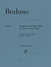 Brahms, Johannes - Sonata in A major op. 100 for Piano and Violin - Edited by Wiechart - G. Henle Verlag