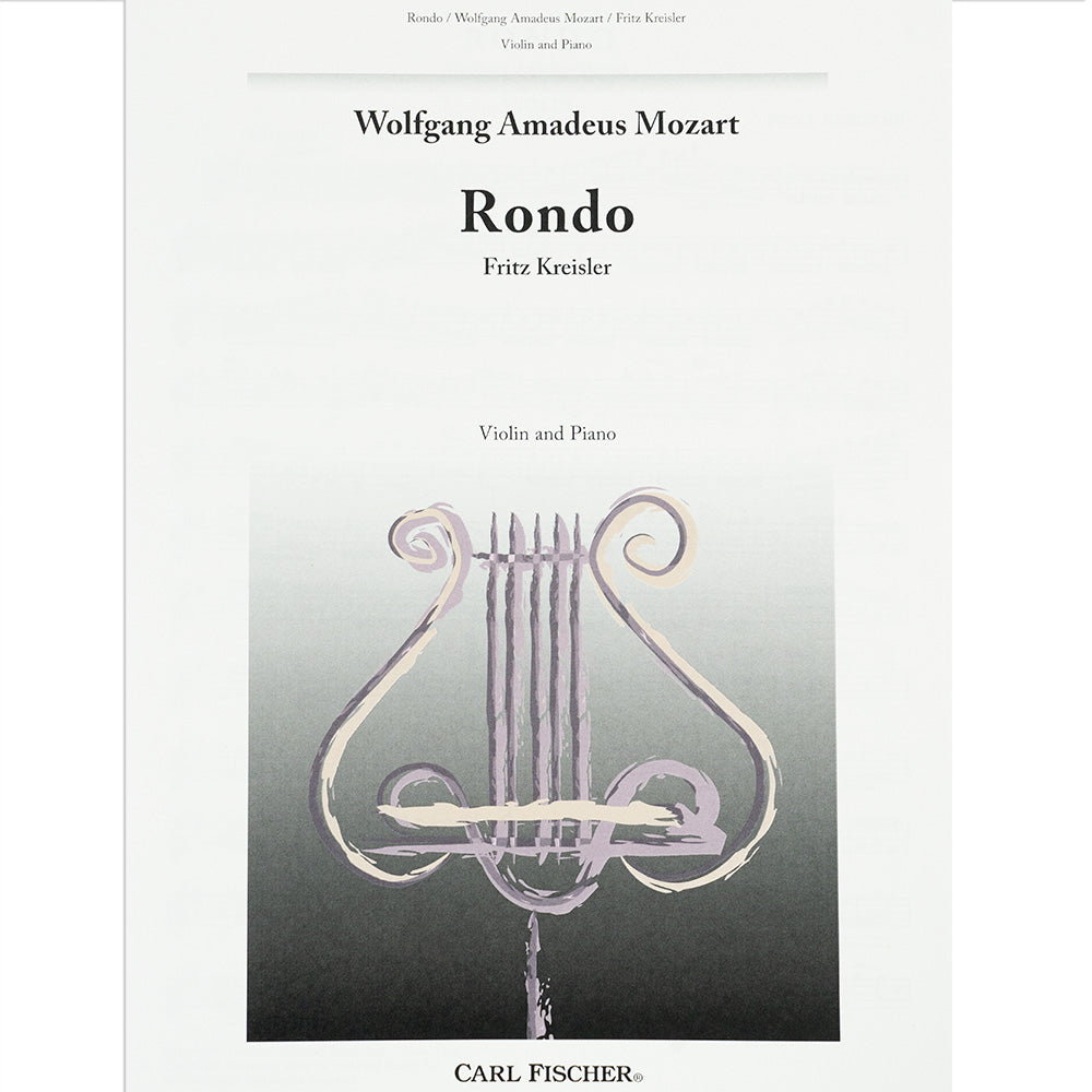 Mozart, WA - Rondo in G Major, K 250 ("Haffner") - Violin and Piano - arranged by Fritz Kreisler - Carl Fischer Edition