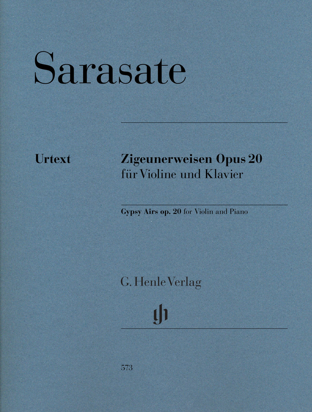 Sarasate, Pablo - Zigeunerweisen, Op. 20 - Violin and Piano - edited by Ernst-Günter Heinemann - G. Henle Verlag