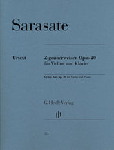 Sarasate, Pablo - Zigeunerweisen, Op. 20 - Violin and Piano - edited by Ernst-Günter Heinemann - G. Henle Verlag