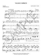 Saint-Saëns, Camille - Valse Caprice - Violin and Piano - edited by Endre Granat - Lauren Keiser Publishing