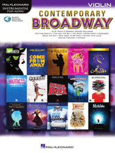 Contemporary Broadway Instrumental Play-Along Vn