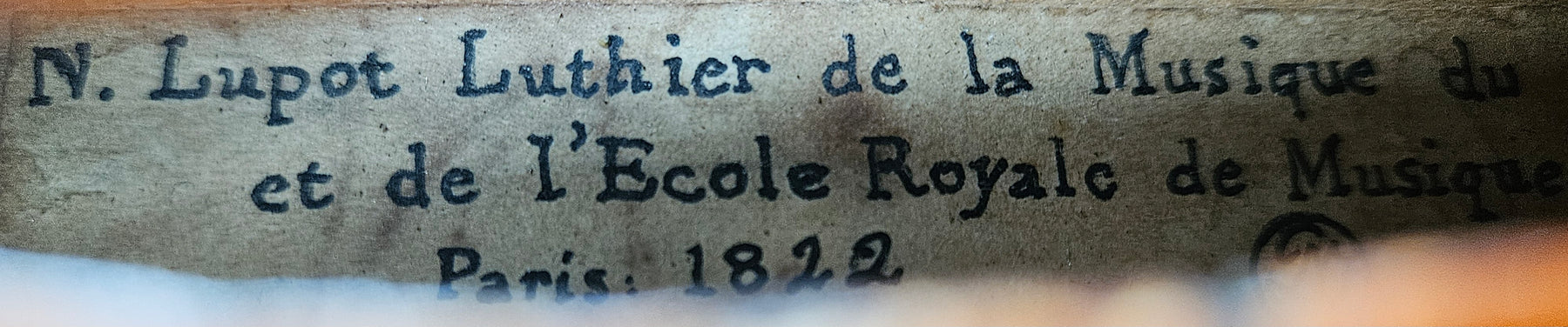 French Violin labelled Lupot, Mid-19th Century