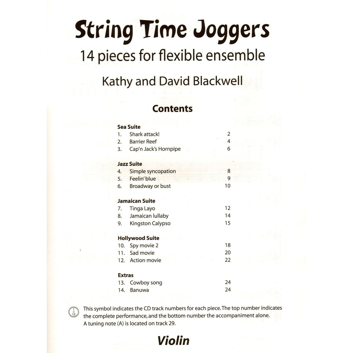 Blackwell, Kathy and David  - String Time Joggers for Violin - Oxford University Press