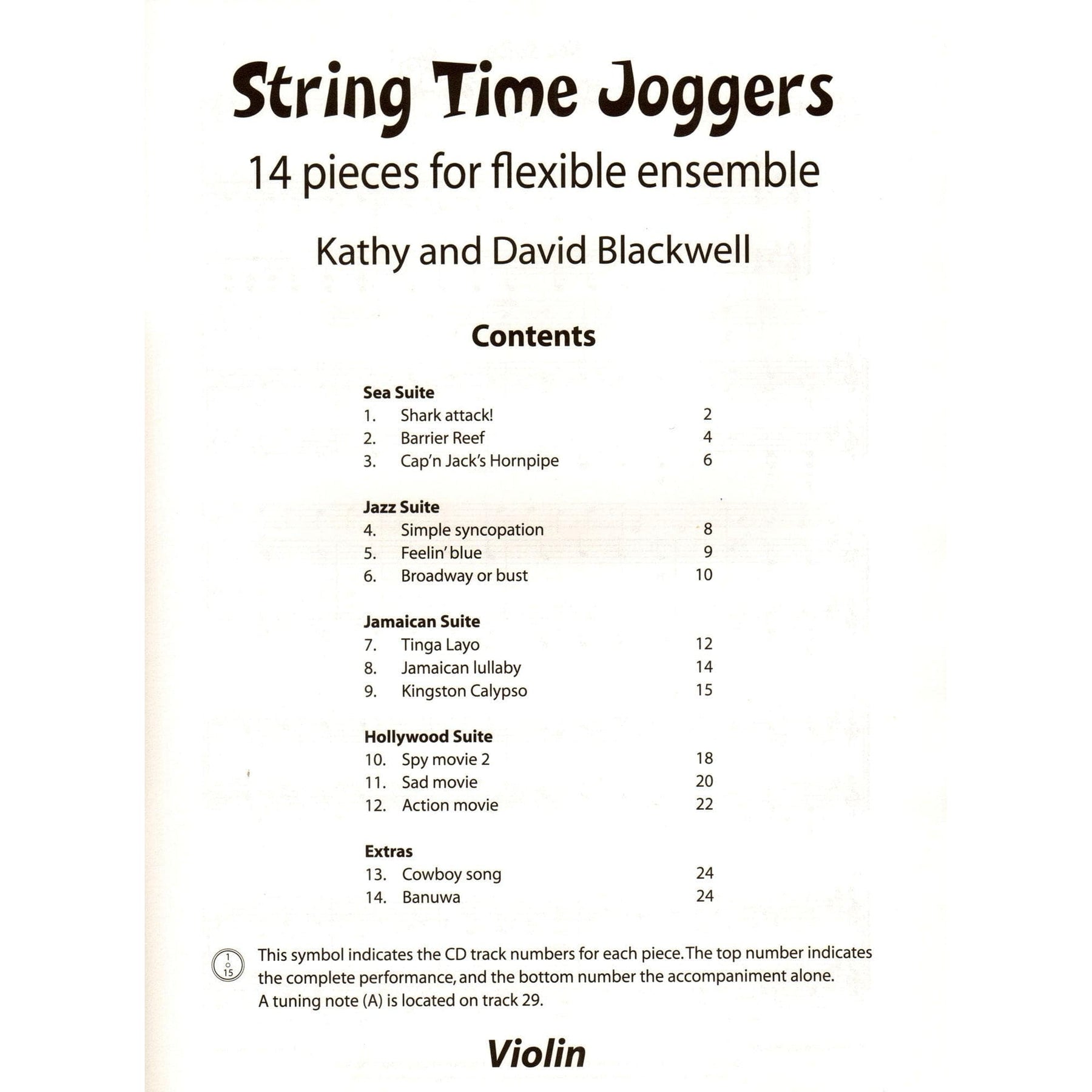 Blackwell, Kathy and David  - String Time Joggers for Violin - Oxford University Press