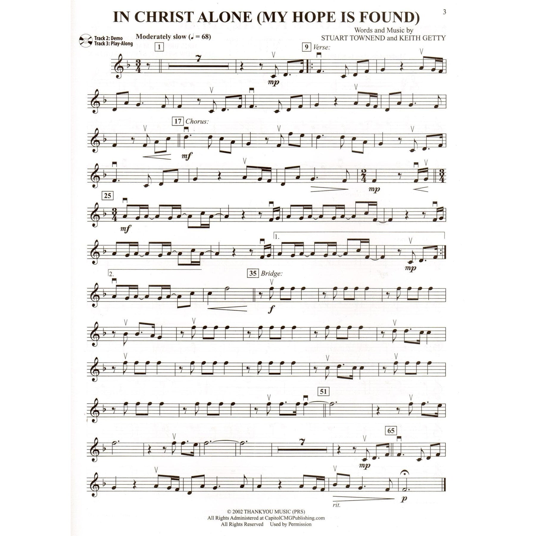 Top Christian Hits: Instrumental Solos - Violin Solo w/Accompaniment - Alfred Publishing Co.