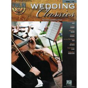 Violin Play-Along, Volume 12: Wedding Classics - Violin - Hal Leonard