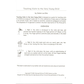 Jennie Lou Klim - Teaching Violin to the Very Young Child - Beachside Publications
