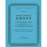 Ernst, Heinrich Wilhelm - Six Polyphonic Studies - Violin solo - edited by Franz Schmidtner - published by Sikorski Musikverlage