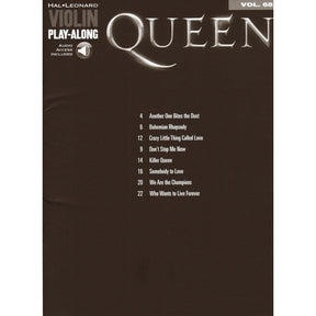 Queen - 8 Favorites - Violin Play-Along Vol. 68 - for Violin with Audio Accompaniment - Hal Leonard