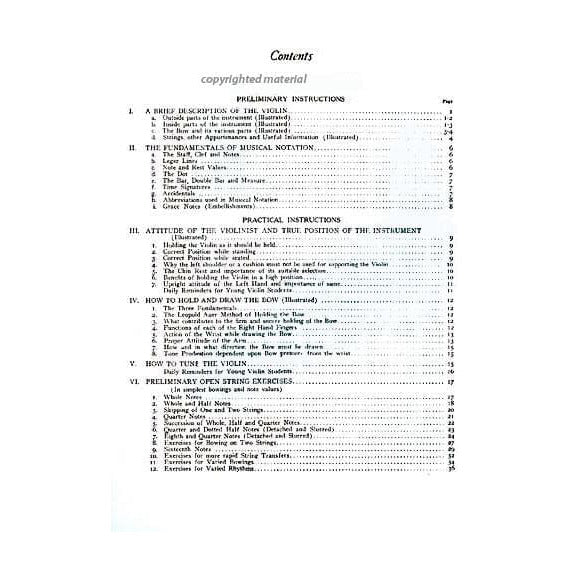 Auer, Leopold - Graded Course of Violin Playing - Book 1 for Violin - edited by Saenger - Fischer Edition