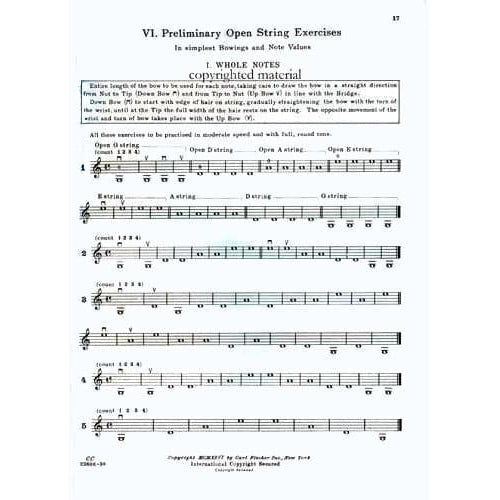 Auer, Leopold - Graded Course of Violin Playing - Book 1 for Violin - edited by Saenger - Fischer Edition