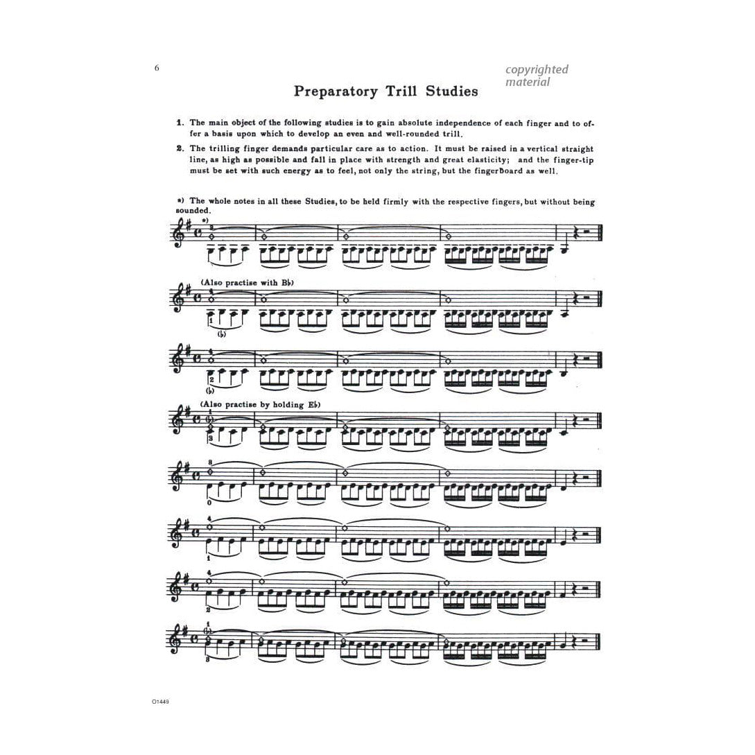 Auer, Leopold - Graded Course of Violin Playing - Book 6 for Violin - edited by Saenger - Fischer Edition