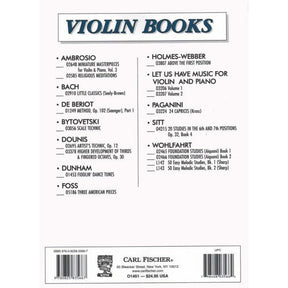 Auer, Leopold - Graded Course of Violin Playing - Book 8 for Violin - edited by Saenger - Fischer Edition