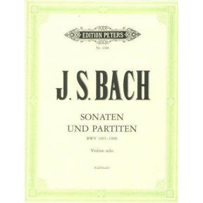 Bach, JS - 6 Sonatas and Partitas, BWV 1001-1006 - Solo Violin - edited by Max Rostal - Edition Peters