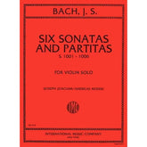 Bach, JS - 6 Sonatas and Partitas, BWV 1001-1006 - Violin solo - edited by Joseph Joachim and Andreas Moser - International Music Company
