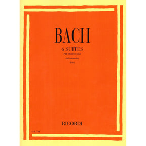 Bach, JS - 6 Suites for solo violin BWV 1007-1012 - Ricordi