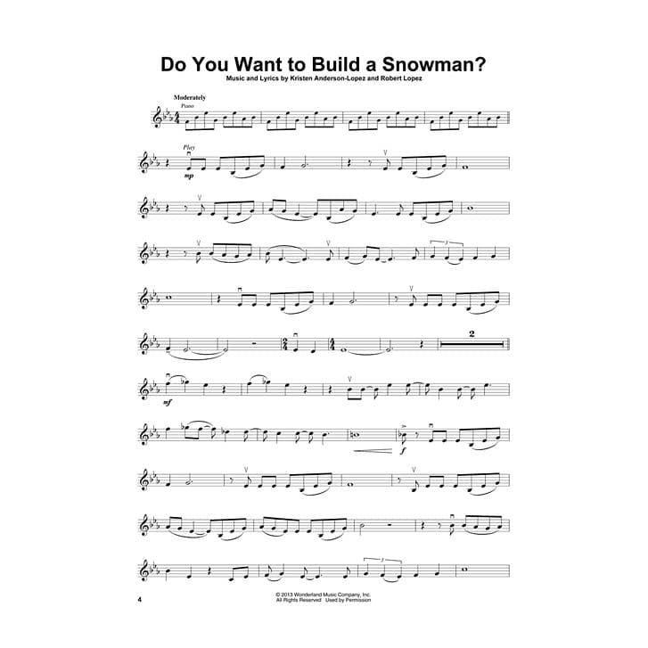 Anderson-Lopez, Kristen and Lopez, Robert - Violin Play-Along, Vol 48, Frozen - Violin with Audio Play-Along - Hal Leonard