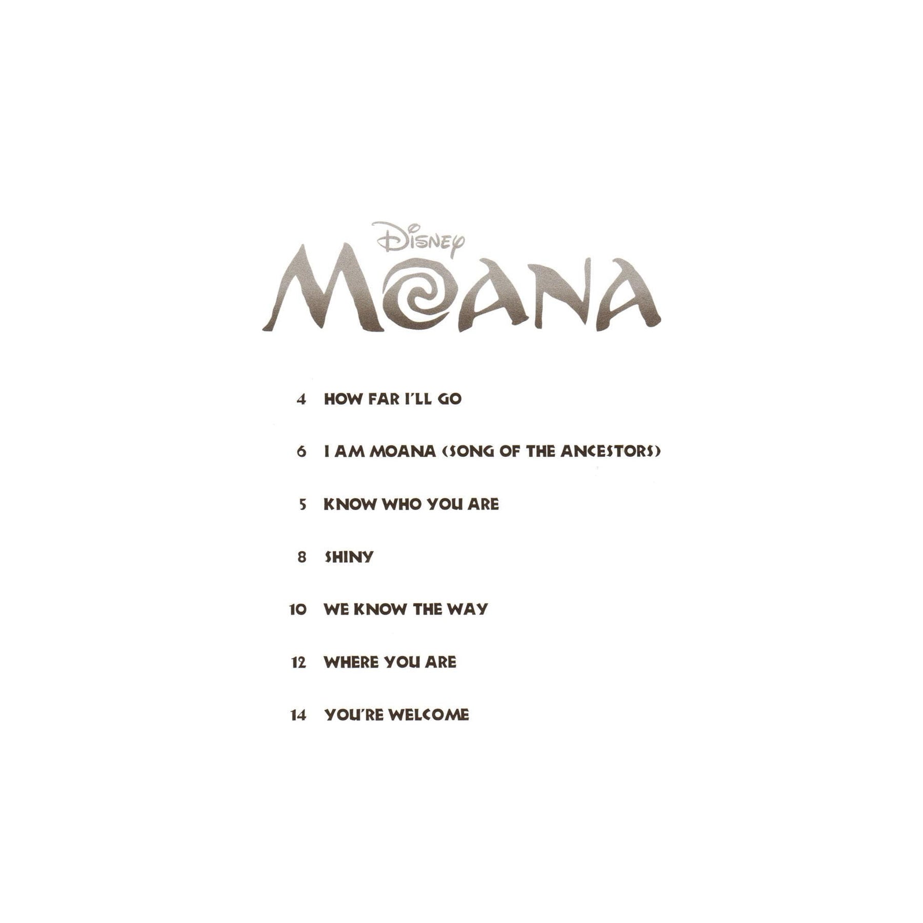 Disney's Moana - Instrument Play-Along - for Violin with Audio Accompaniment - Hal Leonard