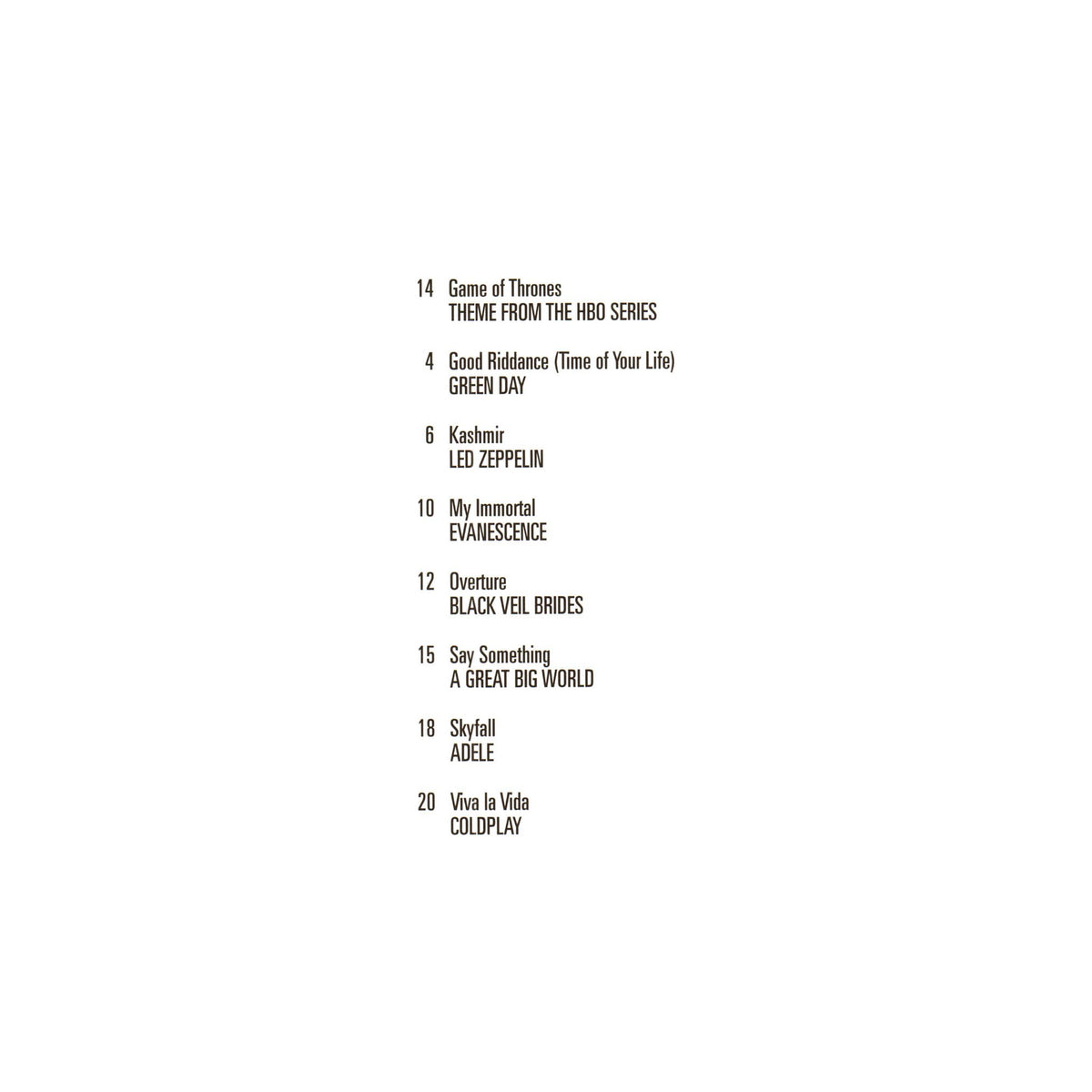 Rock Favorites - Violin Play-Along Vol. 49 - 8 Favorites - for Violin with Audio Accompaniment - Hal Leonard