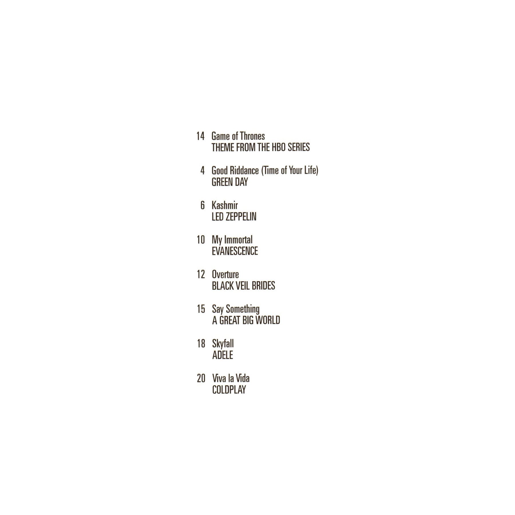 Rock Favorites - Violin Play-Along Vol. 49 - 8 Favorites - for Violin with Audio Accompaniment - Hal Leonard