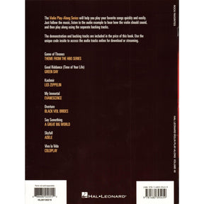 Rock Favorites - Violin Play-Along Vol. 49 - 8 Favorites - for Violin with Audio Accompaniment - Hal Leonard