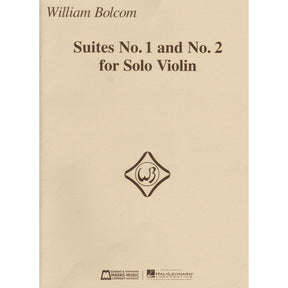 Bolcom, William - Suites No. 1 and No. 2 - for Solo Violin - Edward B. Marks Music Company
