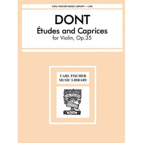 Dont, Jakob - 24 Etudes & Caprices Op 35 - Violin solo - Carl Fischer Edition