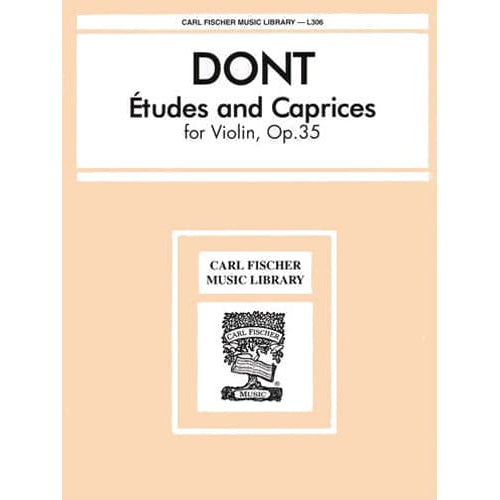 Dont, Jakob - 24 Etudes & Caprices Op 35 - Violin solo - Carl Fischer Edition
