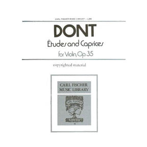 Dont, Jakob - 24 Etudes & Caprices Op 35 - Violin solo - Carl Fischer Edition