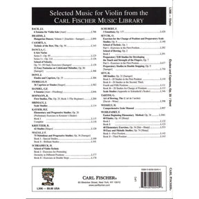 Dont, Jakob - 24 Etudes & Caprices Op 35 - Violin solo - Carl Fischer Edition