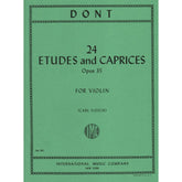 Dont, Jakob - 24 Etudes and Caprices, Op 35 - Violin solo - edited by Carl Flesch - International Edition